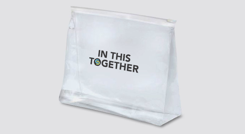 Clear Amenities Bag